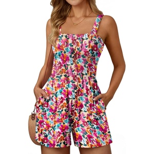 image:imageAUTOMET Rompers for Women Summer Vacation Beach OutfitsRose