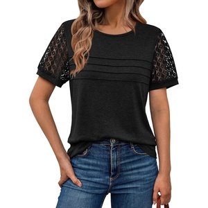 image:imageAUTOMET Short Sleeve Tops for Women Summer Dressy Casual Shirts 2026 BlouseBlack