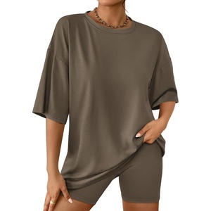 image:imageAUTOMET Women 2 Piece Sets Summer Outfits 2026 Two Piece Matching ClothingCoffee Grey
