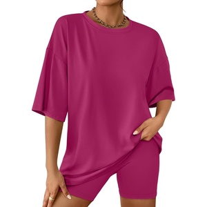 image:imageAUTOMET Women 2 Piece Sets Summer Outfits 2026 Two Piece Matching ClothingRose Red