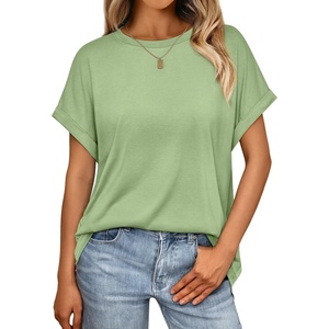 image:imageAUTOMET Womens Oversized Short Sleeve T Shirts Summer TopsLight Green