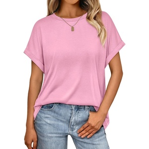 image:imageAUTOMET Womens Oversized Short Sleeve T Shirts Summer TopsPink