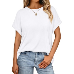 image:imageAUTOMET Womens Oversized Short Sleeve T Shirts Summer TopsWhite