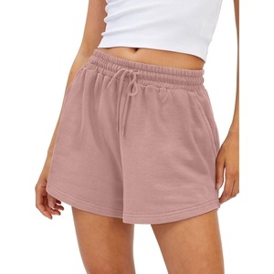 image:imageAUTOMET Womens Sweat Shorts with Pockets Casual Summer Comfy Lounge ShortsDarkpink