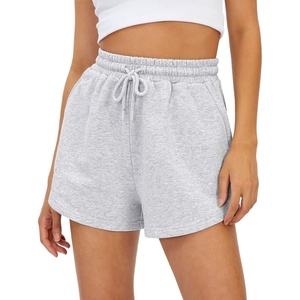image:imageAUTOMET Womens Sweat Shorts with Pockets Casual Summer Comfy Lounge ShortsGrey