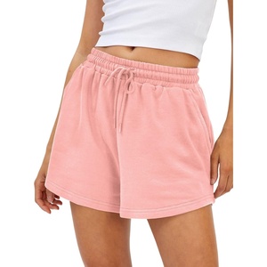 image:imageAUTOMET Womens Sweat Shorts with Pockets Casual Summer Comfy Lounge ShortsPink