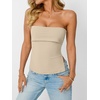image:imageAUTOMET Going Out Tube Tops for Women 2026 Trendy Summer Off Shoulder Backless Cute Work Shirts Vacation Top Y2k OutfitsApricot