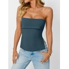 image:imageAUTOMET Going Out Tube Tops for Women 2026 Trendy Summer Off Shoulder Backless Cute Work Shirts Vacation Top Y2k OutfitsHaze Blue
