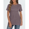 image:imageAUTOMET T Shirts Short Sleeve Crewneck Tees for Women Lightweight Soft Casual Summer Tops Clothes Spring Outfits 2026Rose Taupe