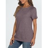 image:imageAUTOMET T Shirts Short Sleeve Crewneck Tees for Women Lightweight Soft Casual Summer Tops Clothes Spring Outfits 2026Rose Taupe