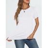 image:imageAUTOMET T Shirts Short Sleeve Crewneck Tees for Women Lightweight Soft Casual Summer Tops Clothes Spring Outfits 2026White