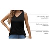 image:imageAUTOMET Tank Top Women Summer 2026 V Neck Sleeveless Tee Cute ShirtsBlack