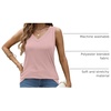 image:imageAUTOMET Tank Top Women Summer 2026 V Neck Sleeveless Tee Cute ShirtsPink