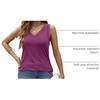 image:imageAUTOMET Tank Top Women Summer 2026 V Neck Sleeveless Tee Cute ShirtsPurple