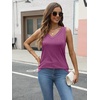 image:imageAUTOMET Tank Top Women Summer 2026 V Neck Sleeveless Tee Cute ShirtsPurple