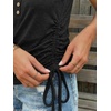 image:imageAUTOMET Tank Tops for Women Summer Sleeveless Loose Fit T Shirts Drawstring TeeBlack