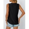 image:imageAUTOMET Women Summer Tank Top Eyelet Embroidery 2026 Spring Vacation Sleeveless V Neck Loose Fit Shirt Fashion Casual ClothesBlack