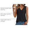 image:imageAUTOMET Women Summer Tank Top Eyelet Embroidery 2026 Spring Vacation Sleeveless V Neck Loose Fit Shirt Fashion Casual ClothesBlack