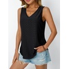 image:imageAUTOMET Women Summer Tank Top Eyelet Embroidery 2026 Spring Vacation Sleeveless V Neck Loose Fit Shirt Fashion Casual ClothesBlack