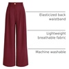 image:imageAUTOMET Women Wide Leg Dress Pants High Waisted Loose Fit Business Casual Work Trousers with Pockets 2026Wine Red