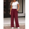 image:imageAUTOMET Women Wide Leg Dress Pants High Waisted Loose Fit Business Casual Work Trousers with Pockets 2026Wine Red