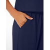 image:imageAUTOMET Womens 2 Piece Lounge Set Casual Cap Sleeve Top Wide Leg Pants Summer Vacation OutfitsNavy