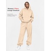 image:imageAUTOMET Womens 2 Piece Lounge Sweat Sets Fall Fashion Matching SweatsuitsApricot