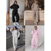 image:imageAUTOMET Womens 2 Piece Lounge Sweat Sets Fall Fashion Matching SweatsuitsApricot