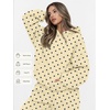 image:imageAUTOMET Womens 2 Piece Lounge Sweat Sets Fall Fashion Matching SweatsuitsApricot Dots