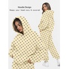 image:imageAUTOMET Womens 2 Piece Lounge Sweat Sets Fall Fashion Matching SweatsuitsApricot Dots