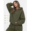 image:imageAUTOMET Womens 2 Piece Lounge Sweat Sets Fall Fashion Matching SweatsuitsArmygreen