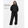 image:imageAUTOMET Womens 2 Piece Lounge Sweat Sets Fall Fashion Matching SweatsuitsBlack