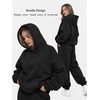 image:imageAUTOMET Womens 2 Piece Lounge Sweat Sets Fall Fashion Matching SweatsuitsBlack