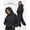 image:imageAUTOMET Womens 2 Piece Lounge Sweat Sets Fall Fashion Matching SweatsuitsBlack Polka Dot