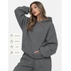 image:imageAUTOMET Womens 2 Piece Lounge Sweat Sets Fall Fashion Matching SweatsuitsBlackgrey