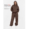 image:imageAUTOMET Womens 2 Piece Lounge Sweat Sets Fall Fashion Matching SweatsuitsBrown Polka Dot
