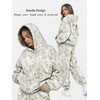 image:imageAUTOMET Womens 2 Piece Lounge Sweat Sets Fall Fashion Matching SweatsuitsCamolgreen