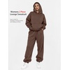 image:imageAUTOMET Womens 2 Piece Lounge Sweat Sets Fall Fashion Matching SweatsuitsChocolate