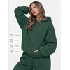 image:imageAUTOMET Womens 2 Piece Lounge Sweat Sets Fall Fashion Matching SweatsuitsDarkgreen