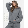 image:imageAUTOMET Womens 2 Piece Lounge Sweat Sets Fall Fashion Matching SweatsuitsDarkgrey