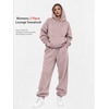 image:imageAUTOMET Womens 2 Piece Lounge Sweat Sets Fall Fashion Matching SweatsuitsDarkpink