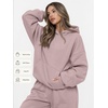 image:imageAUTOMET Womens 2 Piece Lounge Sweat Sets Fall Fashion Matching SweatsuitsDarkpink