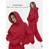 image:imageAUTOMET Womens 2 Piece Lounge Sweat Sets Fall Fashion Matching SweatsuitsFloralred