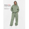 image:imageAUTOMET Womens 2 Piece Lounge Sweat Sets Fall Fashion Matching SweatsuitsGreen