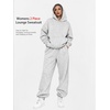 image:imageAUTOMET Womens 2 Piece Lounge Sweat Sets Fall Fashion Matching SweatsuitsGrey