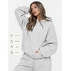 image:imageAUTOMET Womens 2 Piece Lounge Sweat Sets Fall Fashion Matching SweatsuitsGrey