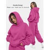 image:imageAUTOMET Womens 2 Piece Lounge Sweat Sets Fall Fashion Matching SweatsuitsHotpink