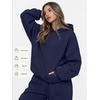 image:imageAUTOMET Womens 2 Piece Lounge Sweat Sets Fall Fashion Matching SweatsuitsNavy