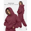 image:imageAUTOMET Womens 2 Piece Lounge Sweat Sets Fall Fashion Matching SweatsuitsRed
