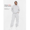 image:imageAUTOMET Womens 2 Piece Lounge Sweat Sets Fall Fashion Matching SweatsuitsWhite Polka Dot